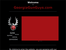 Tablet Screenshot of georgiagunguys.com